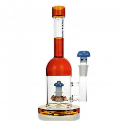 Elite Mushroom Percolator Glass Bong 25cm - Bong Empire