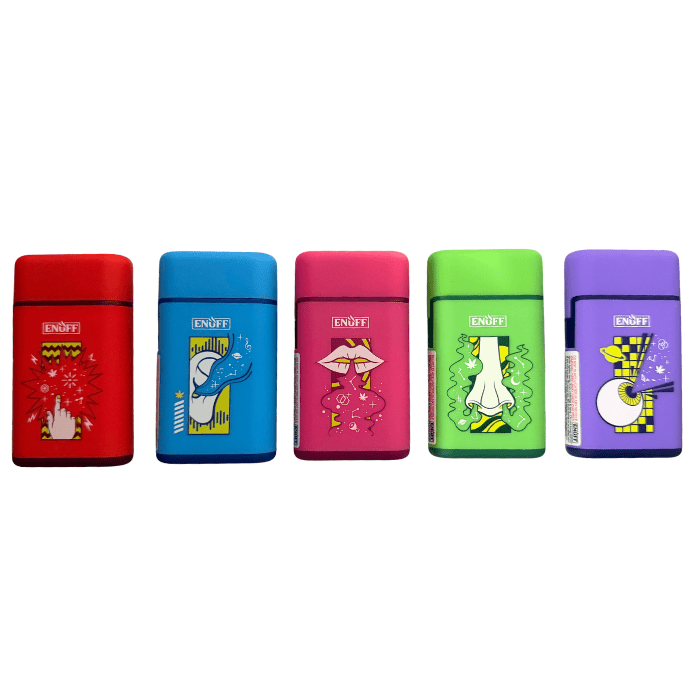 Enuff Rubberised Jet Lighter 7cm - Oz Sweet Puff