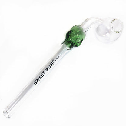 Skull Sweet Puff Glass Pipe 13cm