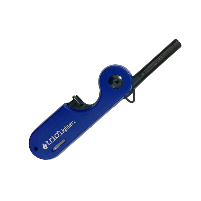 Foldable Candle Jet Lighter 12cm Blue