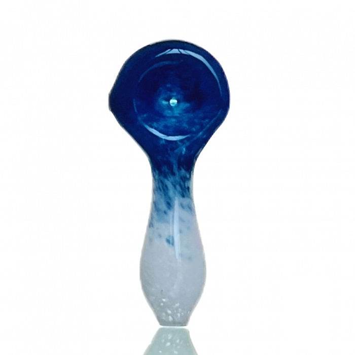 Frit Glass Dry Spoon Pipe 10cm - Bong Empire