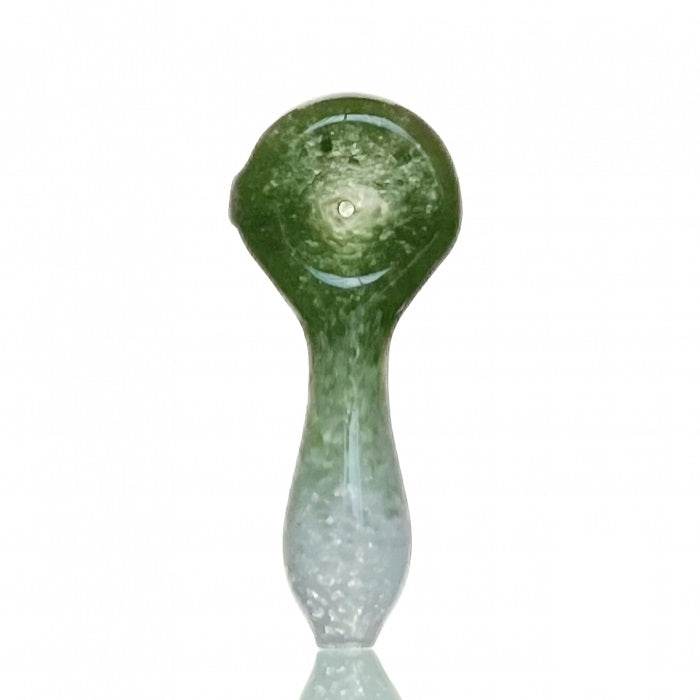 Frit Glass Dry Spoon Pipe 10cm - Bong Empire