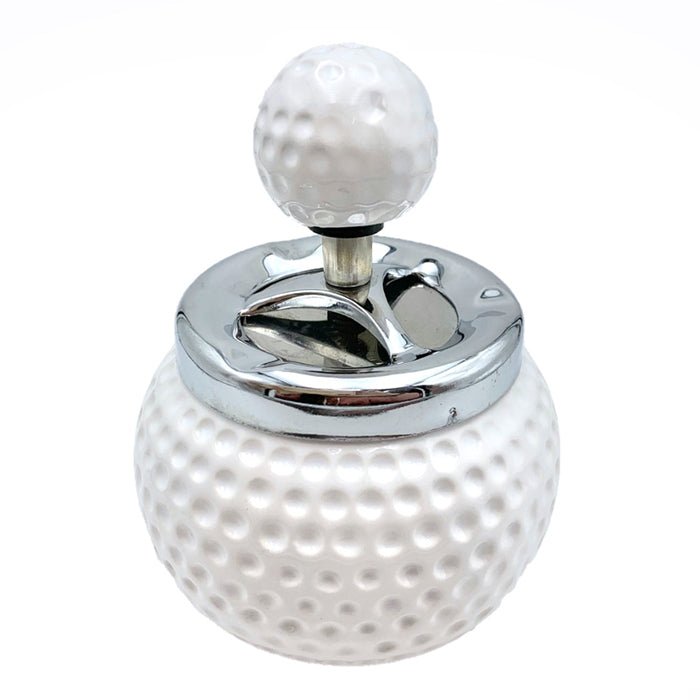 Golf Ball Ceramic Spinning Ashtray - Bong Empire