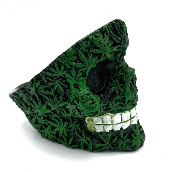 Green Skull Ashtray - Bong Empire