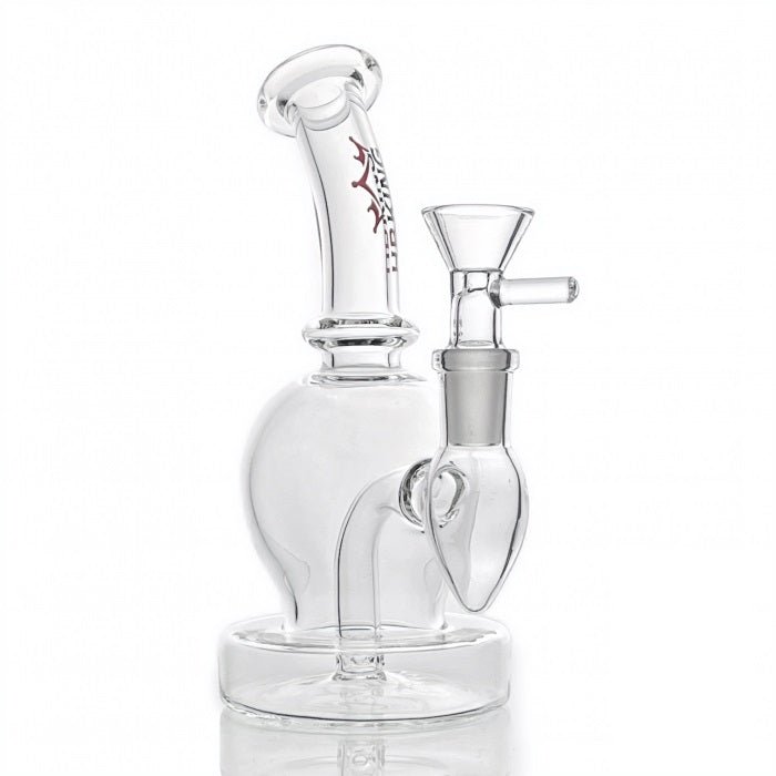 HBKing Clear Glass Bong 17cm - Bong Empire