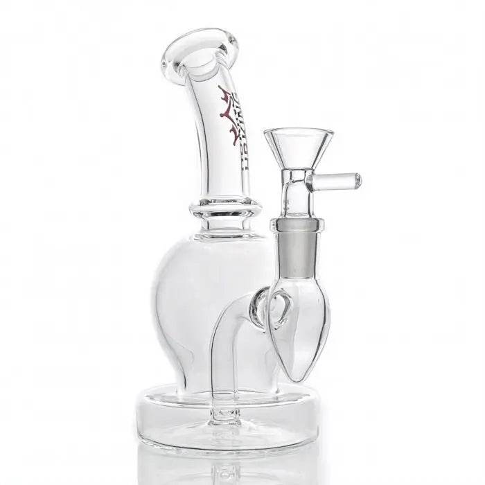 Small Clear Glass Bong 17cm - Bong Empire
