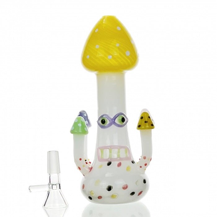 HBKing Elite Mushroom Glass Bong 14cm - Bong Empire