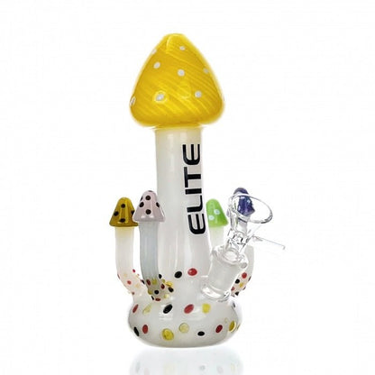 HBKing Elite Mushroom Glass Bong 14cm - Bong Empire