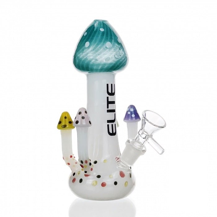 HBKing Elite Mushroom Glass Bong 14cm - Bong Empire