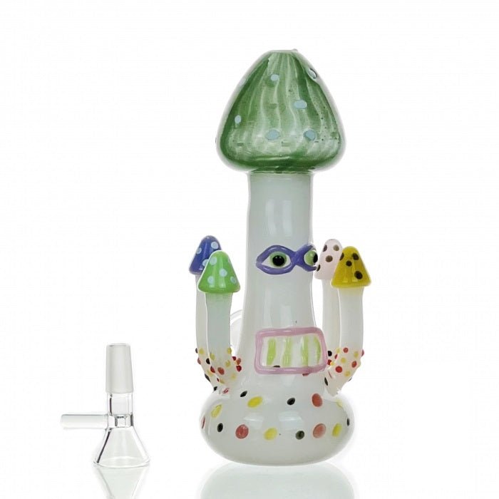 HBKing Elite Mushroom Glass Bong 14cm - Bong Empire