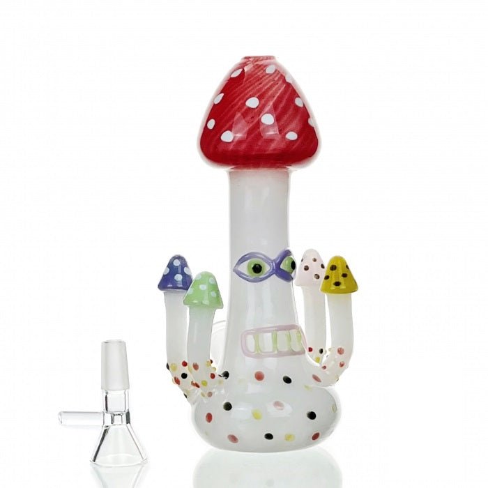 HBKing Elite Mushroom Glass Bong 14cm - Bong Empire