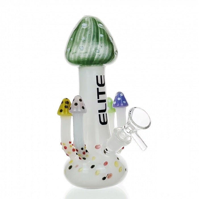 HBKing Elite Mushroom Glass Bong 14cm - Bong Empire