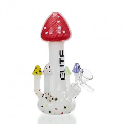 HBKing Elite Mushroom Glass Bong 14cm - Bong Empire