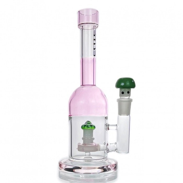 HBKing Elite Mushroom Percolator Glass Bong 25cm - Bong Empire