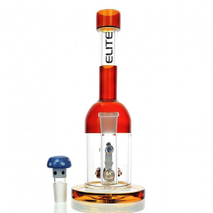 HBKing Elite Mushroom Percolator Glass Bong 25cm - Bong Empire