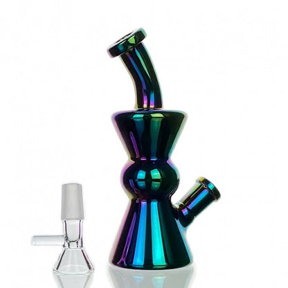 HBking Funnel Timer Glass Bong 15cm - Bong Empire