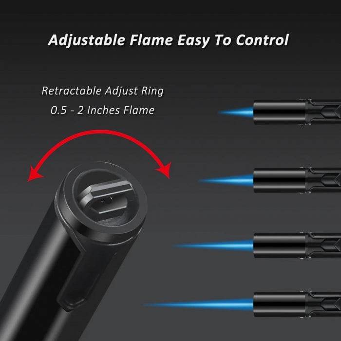 Honest Slim Refillable Jet Torch Lighter - Bong Empire