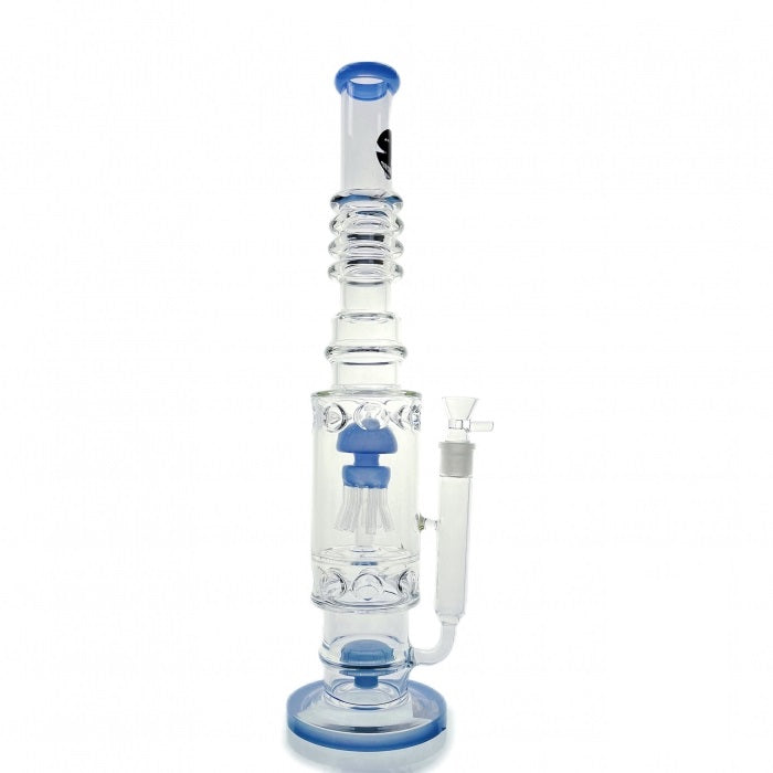 Stone Age Blue Percolator Glass Bong 50cm