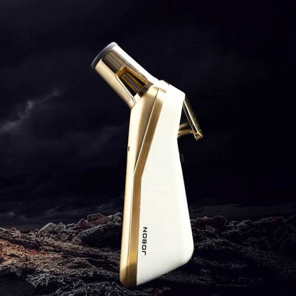 Jobon Butane Jet Lighter – Blue Flame white
