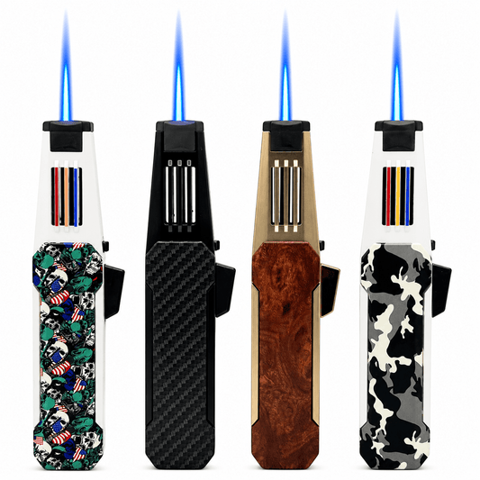 Jobon Large Zinc Alloy Jet Lighter 17cm - Oz Sweet Puff
