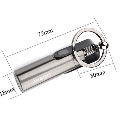 Jobon Matchlike Metal Portable Lighter With Key Ring - Bong Empire