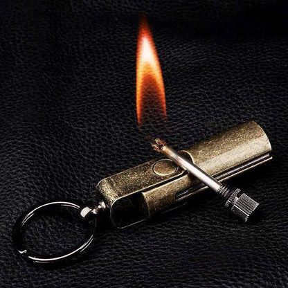 Jobon Matchlike Metal Portable Lighter With Key Ring - Bong Empire