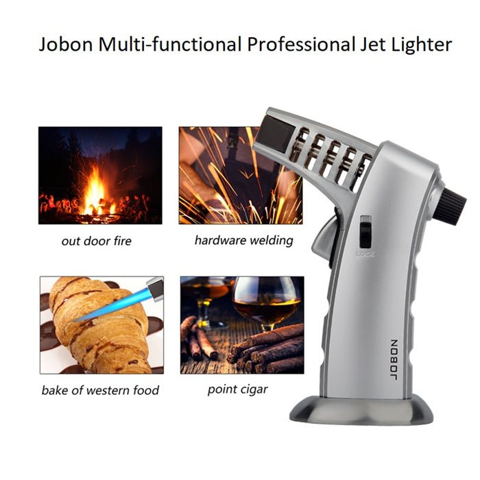 Jobon Multi Functional Professional Jet Burner Lighter - Bong Empire