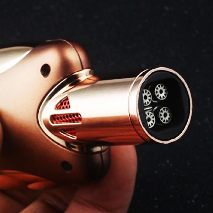 Jobon Quadruple Jet Flame Lighter - Bong Empire