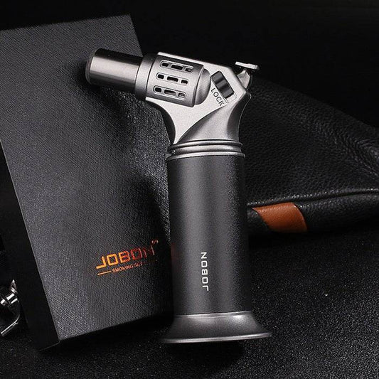 Jobon Standing Jet Torch Lighter Grey