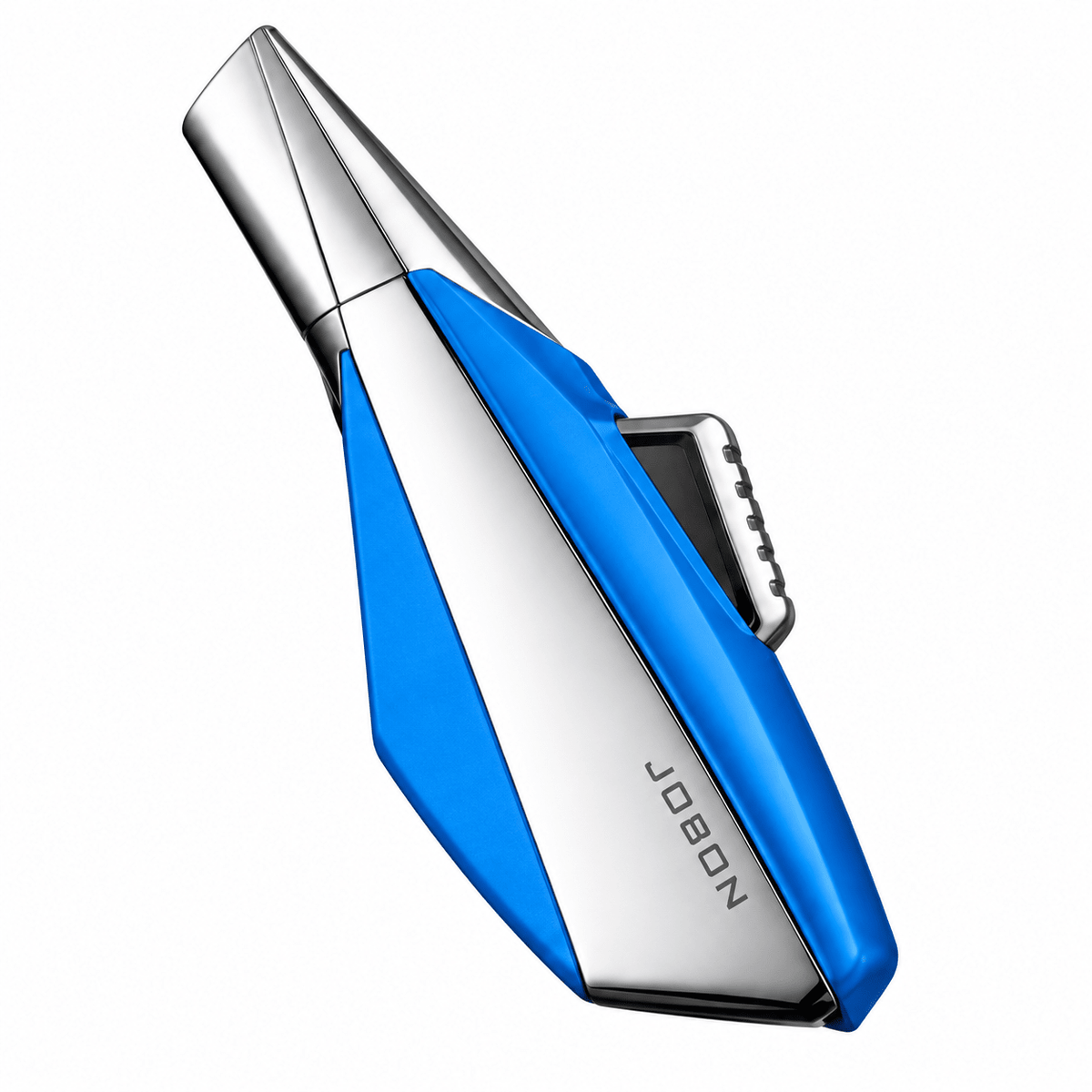 Jobon Superior Jet Lighter 13cm Blue & Silver