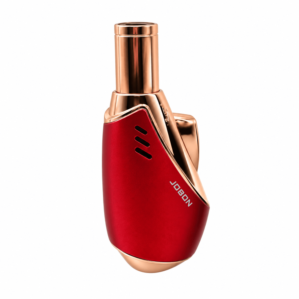Jobon Vertical Egg Shape Jet Flame Lighter Red