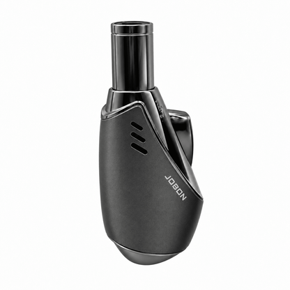 Jobon Vertical Egg Shape Jet Flame Lighter Grey