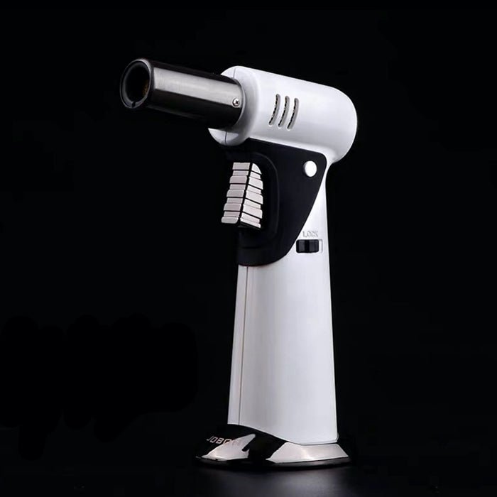 Jobon White Multi Purpose Professional Jet Burner Torch Lighter - Bong Empire