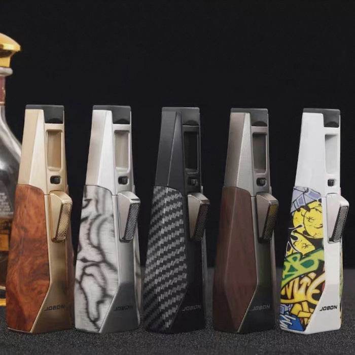 Jobon Zinc Alloy Jet Flame Lighter - Bong Empire