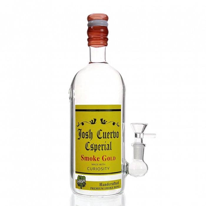 Josh Cuiervo Especial Liquor Bottle Glass Bong 23cm - Bong Empire