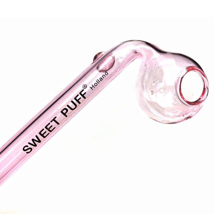 Pink Sweet Puff Glass Pipe 14cm