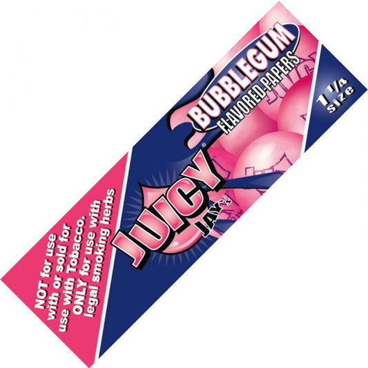 Juicy Jays 1.25 Bubblegum Flavour Rolling Papers - Bong Empire