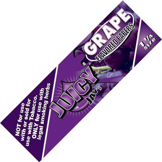 Juicy Jays 1.25 Grape Flavour Rolling Papers - Bong Empire