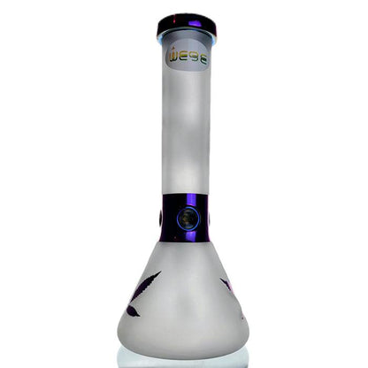 WEGE Rick & Morty Ice Catcher Beaker Water Pipe 32cm Purple - Bong Empire
