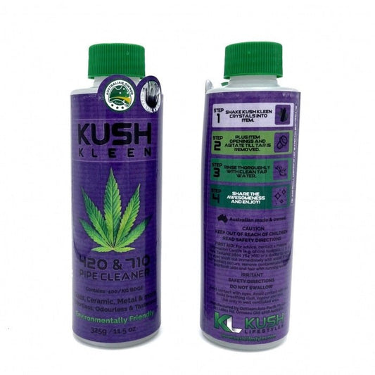 Kush Kleen 420 710 Bong Cleaner 325ml Purple - Bong Empire