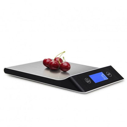Large Electronic Kitchen Scales Stainless Steel Surface 1g_15kg - Bong Empire