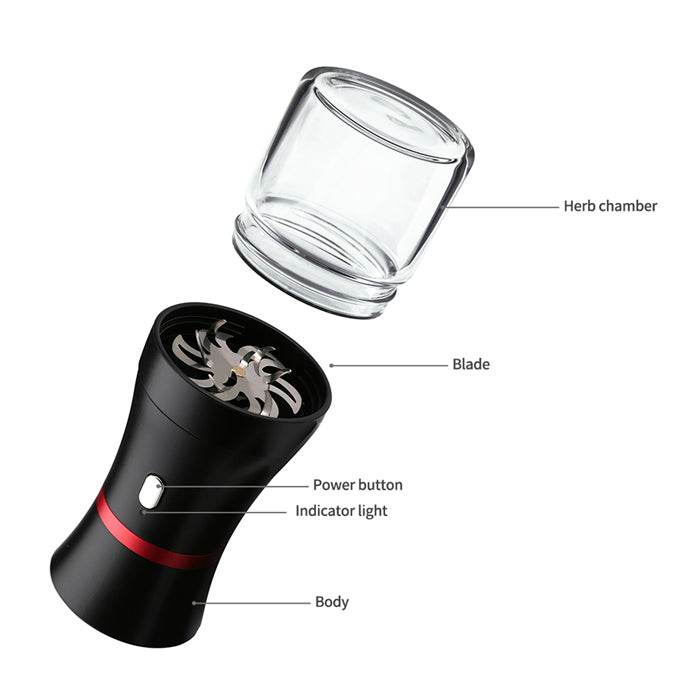 LTQ Vapor Electric Grinder USB Rechargeable - Bong Empire