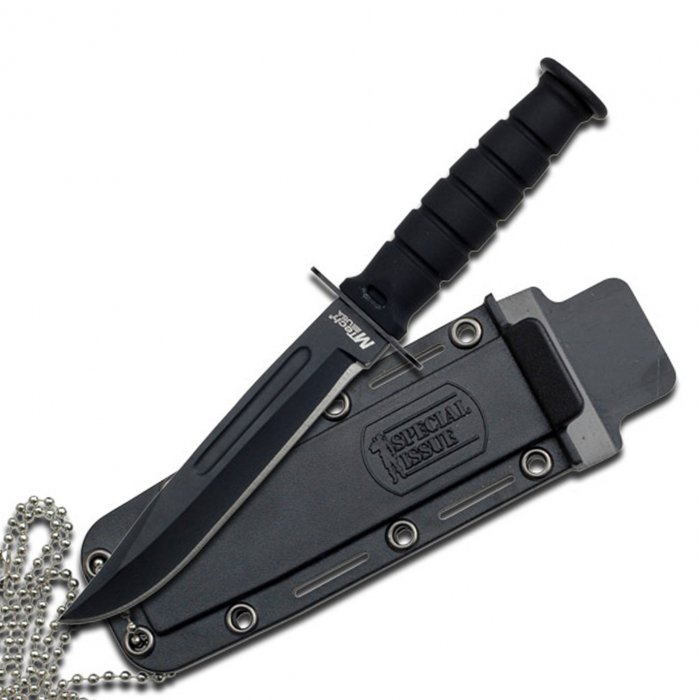 MTech Neck Knife Black Blade 15cm - Bong Empire