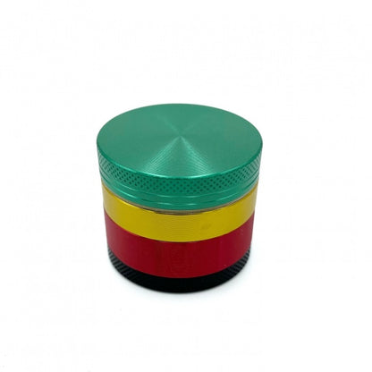 Multi Coloured 4 Layer Aluminium Herb Grinder 40mm