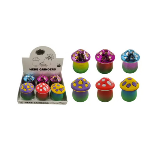 55mm Mushroom 4 Piece Grinder