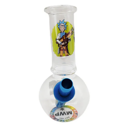 MWP Bent Baby Bubble Bong Rick & Morty 15cm