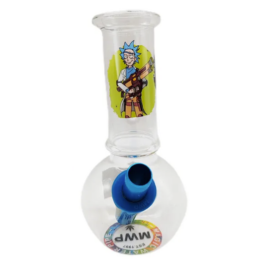 MWP Bent Baby Bubble Bong Rick & Morty 15cm