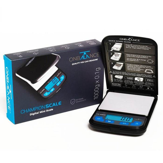 On Balance Champion Digital Scales 0.1g - 1000g - Bong Empire