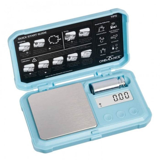 On Balance Predator Pocket Scale 0.01g Accuracy 100g Capacity Blue - Bong Empire