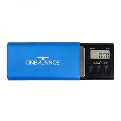 On Balance SLIDE Pocket Scale 200g x 0.01g – Blue - Bong Empire